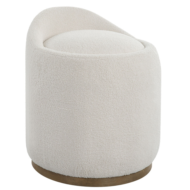 Swirl Ottoman by Uttermost