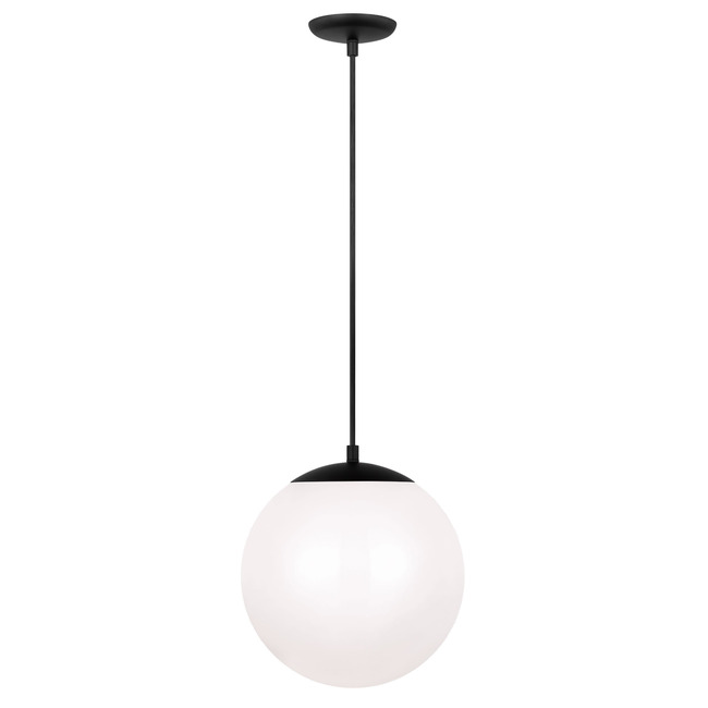 Leo Black Globe Pendant by Visual Comfort Studio