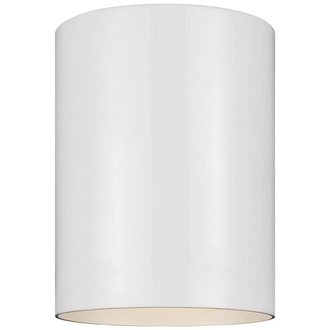Cylinder Outdoor Ceiling Light - Open Box by Visual Comfort Studio
