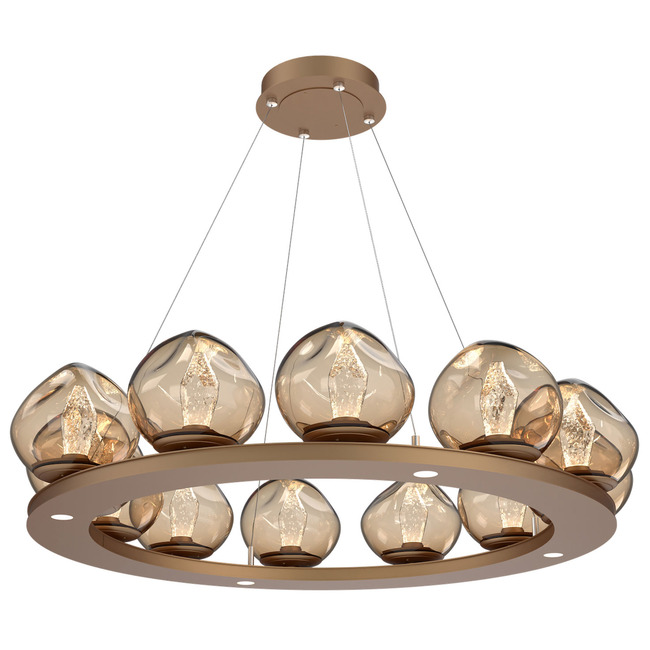 Luna Ring Chandelier by Hammerton Studio