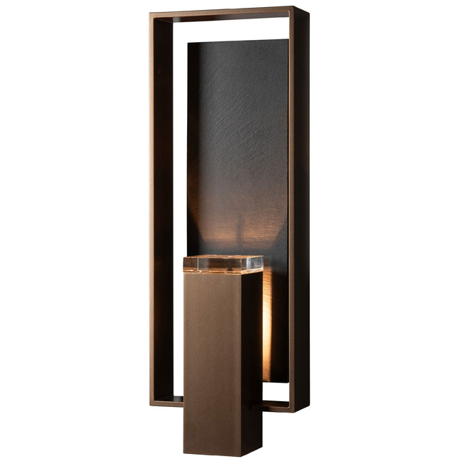 Shadow Box Slate Outdoor Wall Sconce by Hubbardton Forge