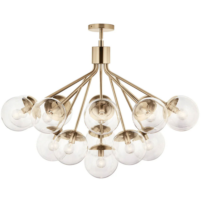 Silvarious Convertible Chandelier by Kichler