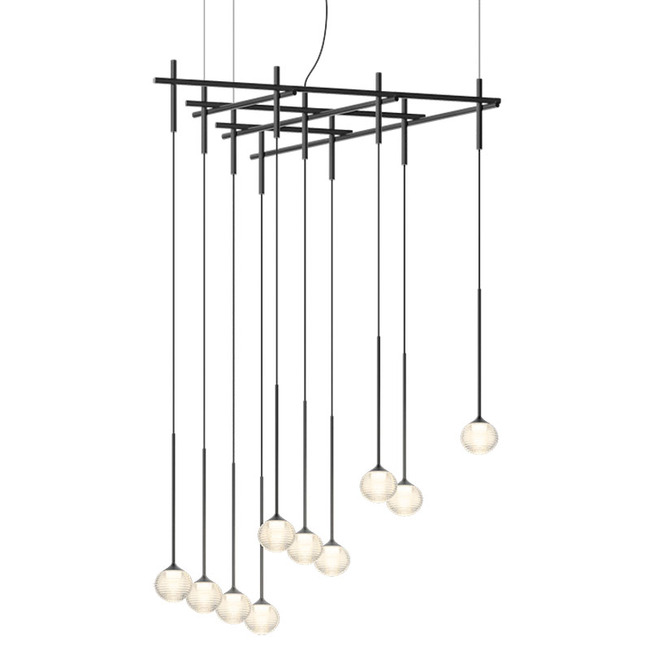 Algorithm Triangular Pendant with Recessed Canopy by Vibia