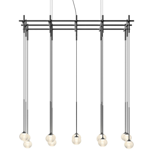 Algorithm Grid Pendant with Recessed Canopy by Vibia