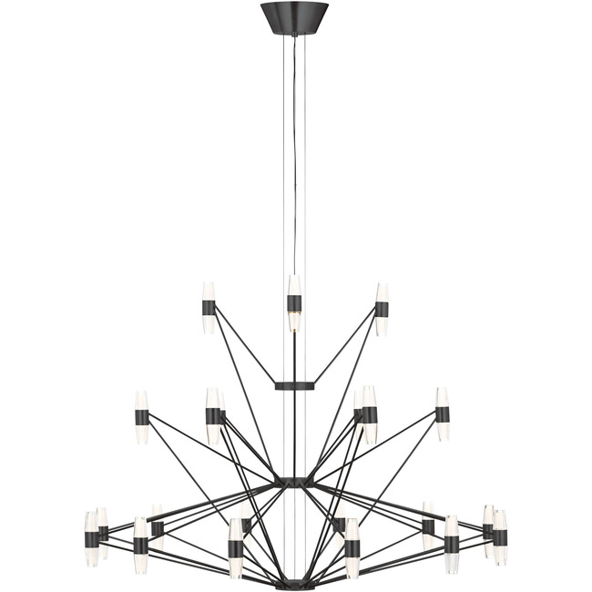 Lassell Tall Chandelier by Visual Comfort Modern