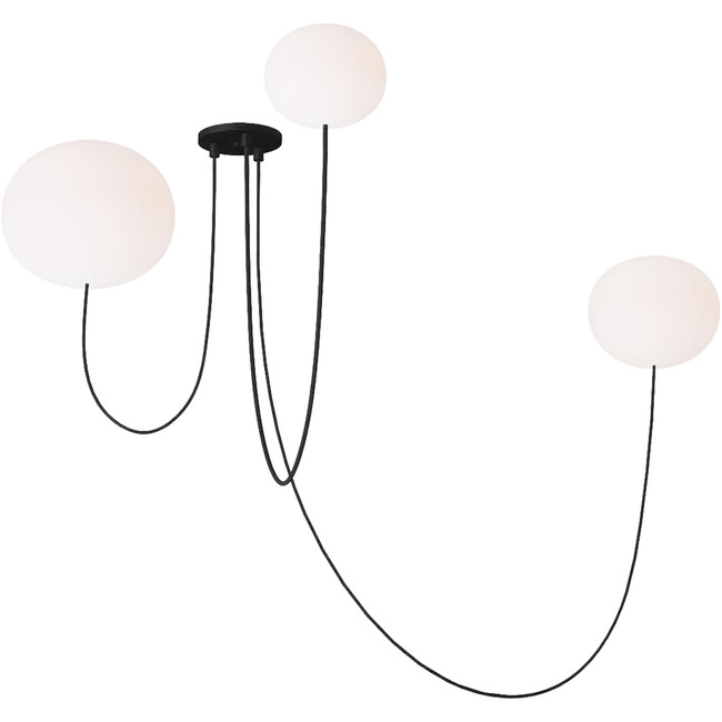 Helium Array Multi-Light Chandelier by Visual Comfort Modern