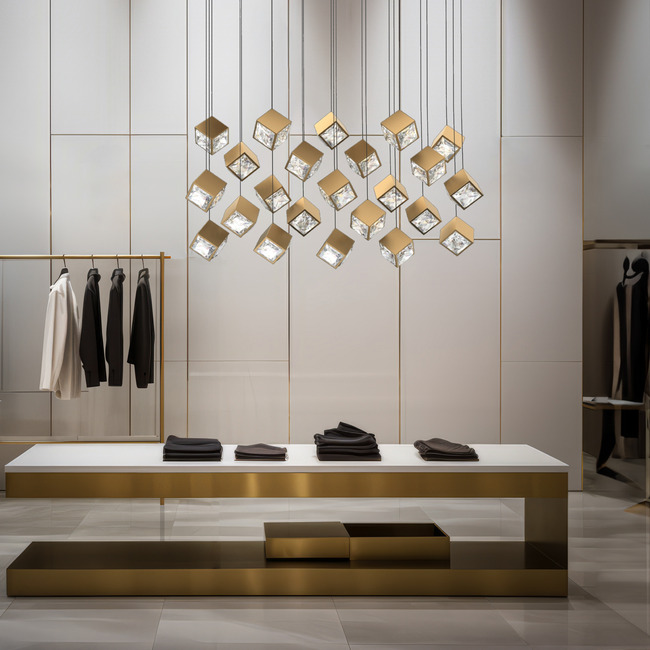 Ice Cube Linear Multi Light Pendant by WAC Lighting