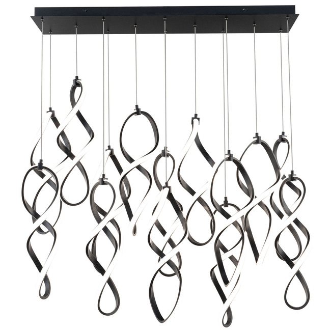 Interlace Linear Multi Light Pendant by WAC Lighting