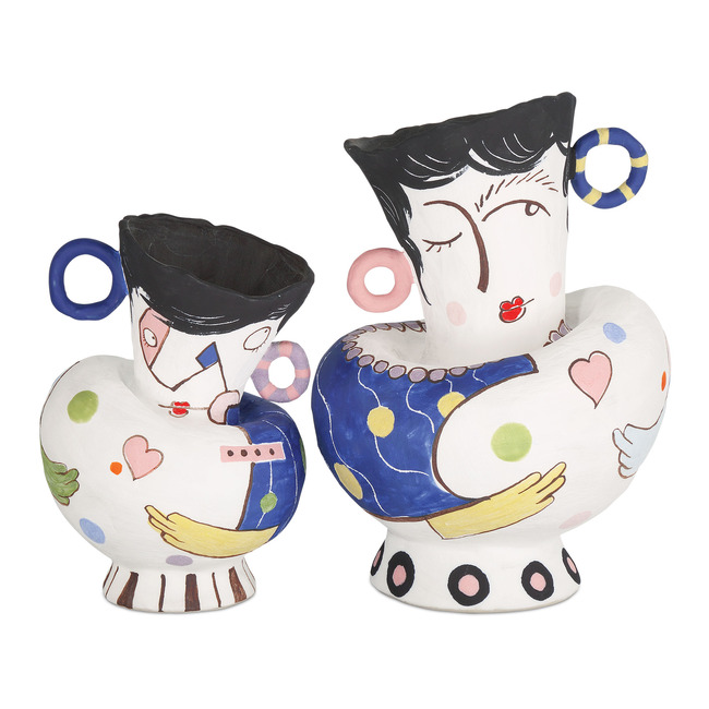 Osamu Vases Set of 2 by Currey and Company