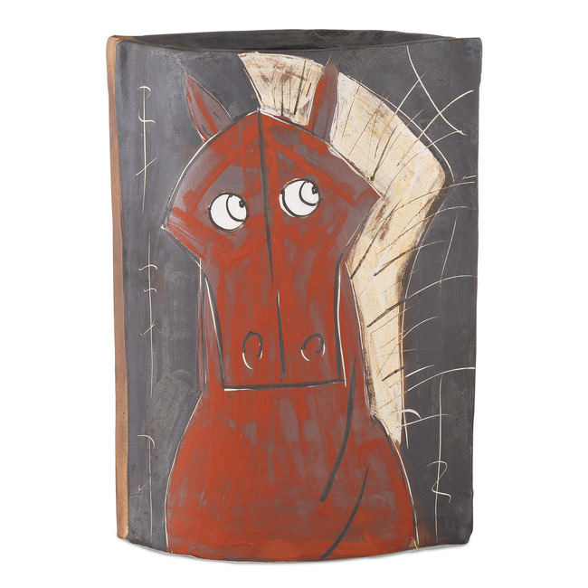 Artistic Horse Vase by Currey and Company