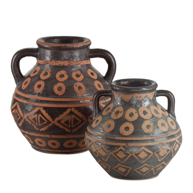 Nought Vase Set of 2 by Currey and Company