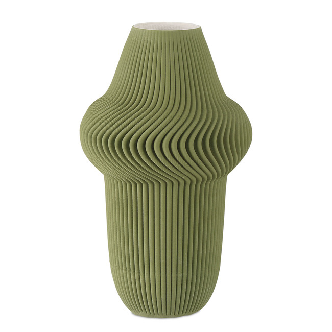 Plisse Abstract Vase by Currey and Company