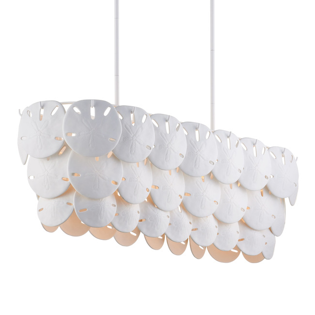 Tulum Linear Chandelier by Currey and Company