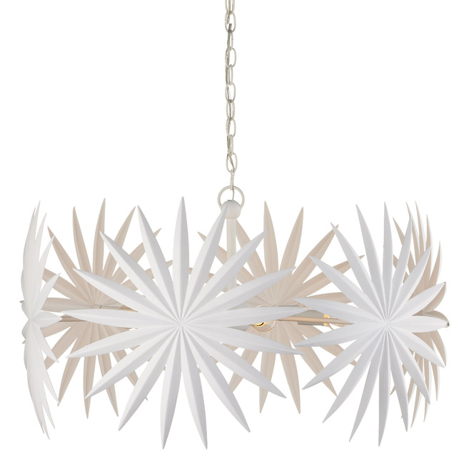 Bismarkia Drum Chandelier by Currey and Company
