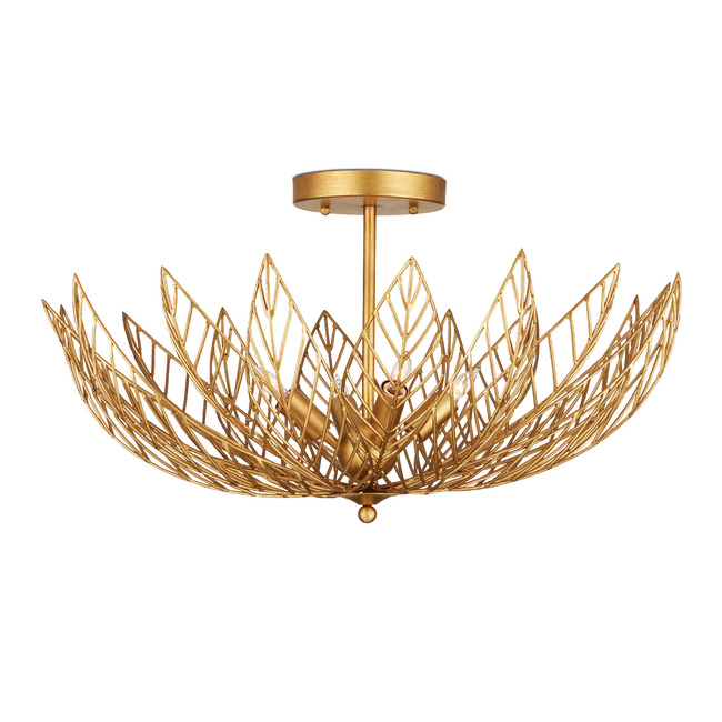 Leaflace Ceiling Light by Currey and Company