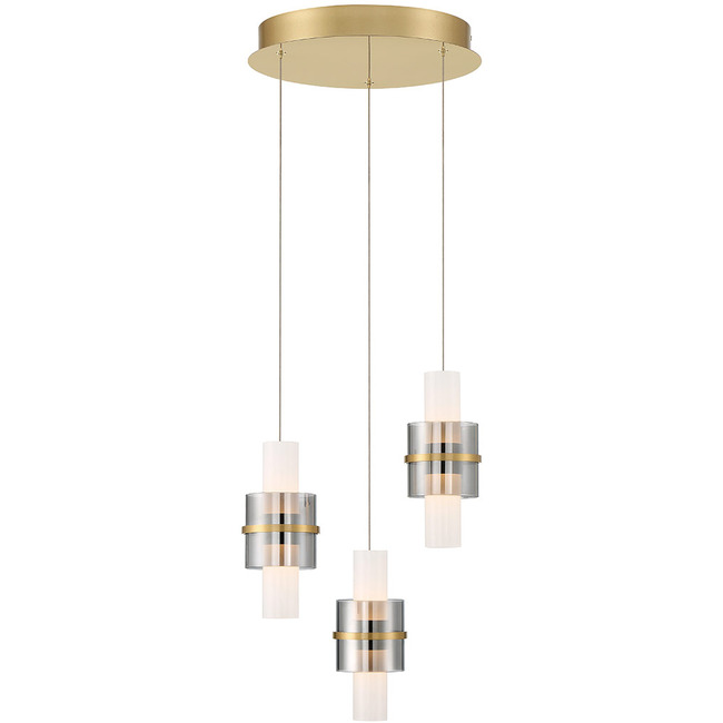 Rola Round Multi-Light Pendant by Eurofase