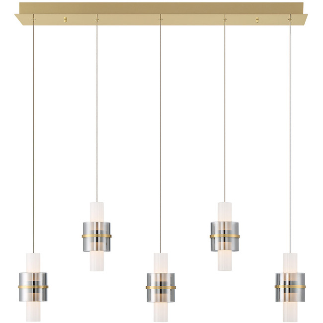 Rola Linear Multi-Light Pendant by Eurofase