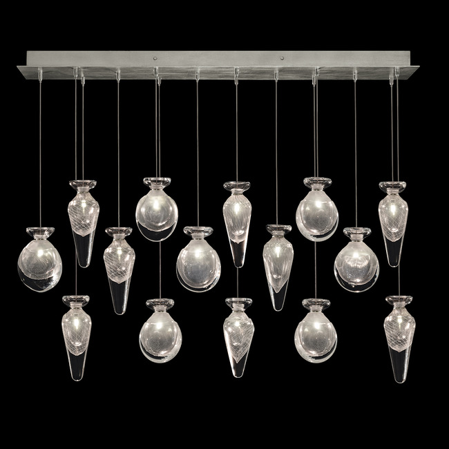 Essence Linear Mixed Multi Light Pendant by Fine Art Handcrafted Lighting