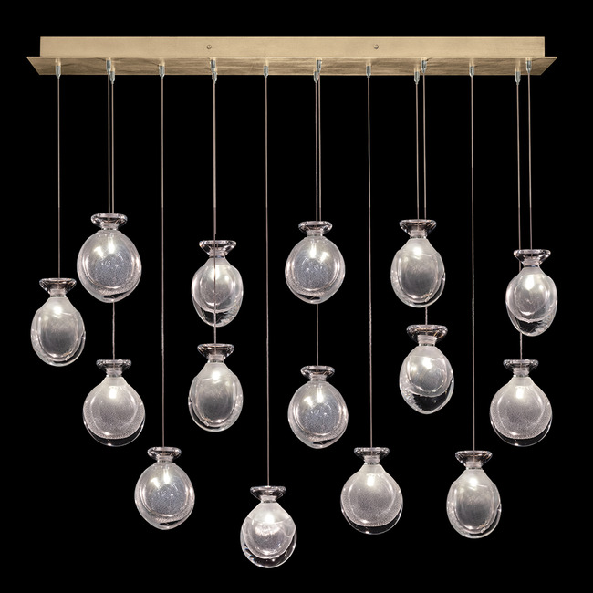 Essence Linear Round Multi Light Pendant by Fine Art Handcrafted Lighting