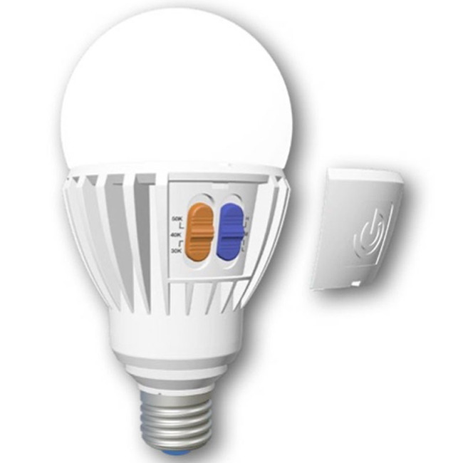 A23 Med Base 24W 120-277V Color-Select 82CRI 6-PACK by Green Creative