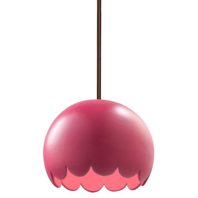 Radiance Scallop Stem Pendant by Justice Design