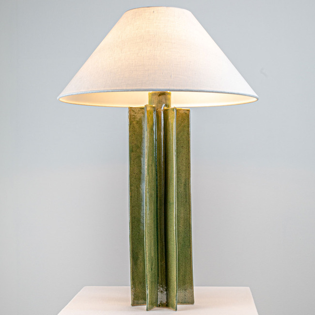 Fin Shade Table Lamp by Kalin Asenov