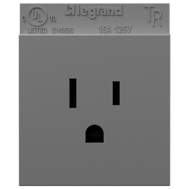 Adorne 15A Single Tamper Resistant Outlet by Legrand Adorne
