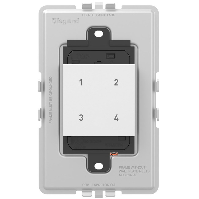 Adorne Wireless Smart Scene Switch with Netatmo by Legrand Adorne