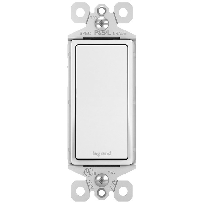 15 Amp Single Pole Switch with Microban by Legrand Radiant