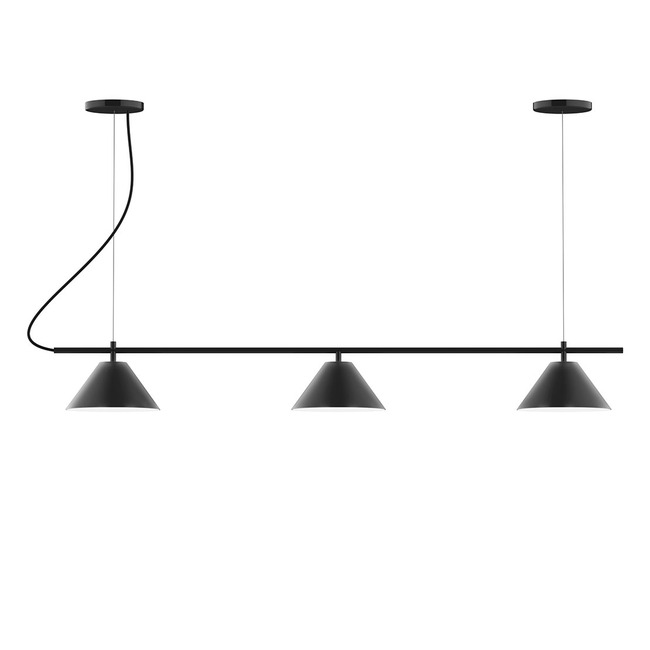 Axis Pinnacle Color-Select Cord Hung Multi-Light Pendant by Montclair Light Works