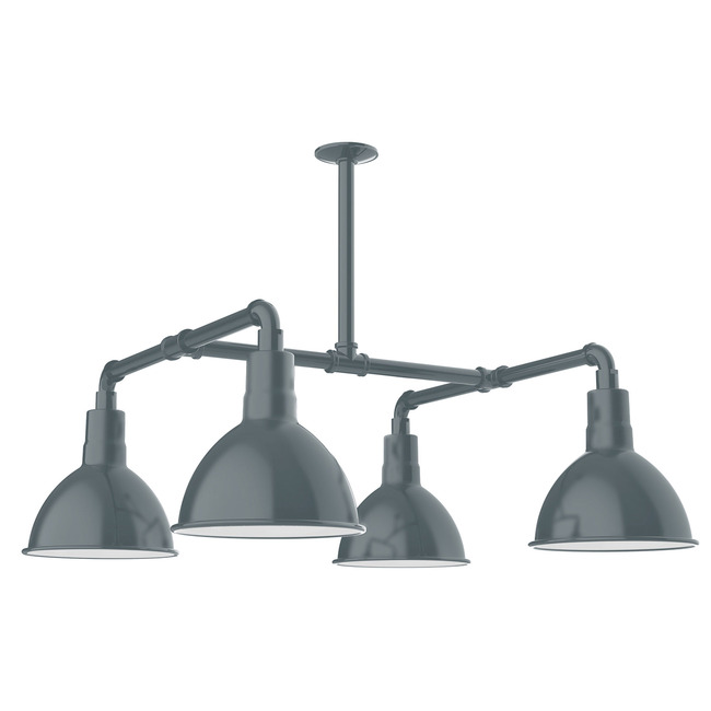 Deep Bowl 4-Light Outdoor Pendant by Montclair Light Works