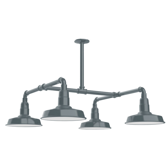 Warehouse 4 Light Outdoor Pendant by Montclair Light Works
