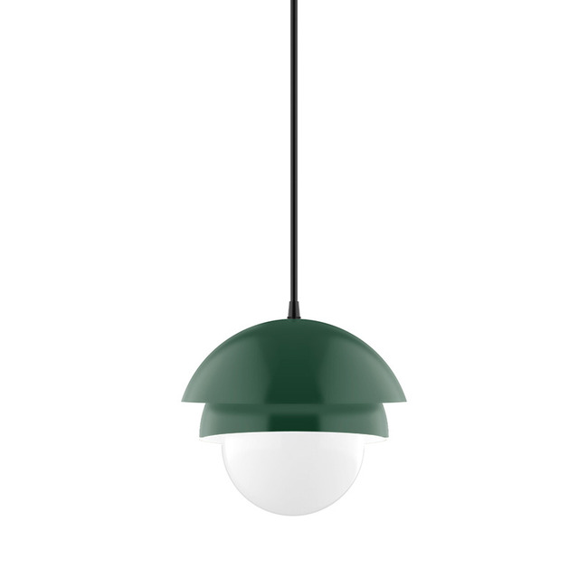 Nest Small Cord Hung Pendant with Glass Globe by Montclair Light Works
