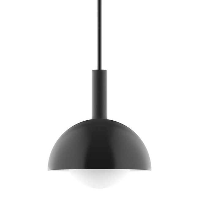 Stack Ray Stem Pendant with Glass Globe by Montclair Light Works