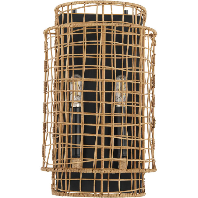 Abaca Wall Sconce by Quorum