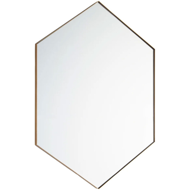 Hexagon Mirror by Quorum
