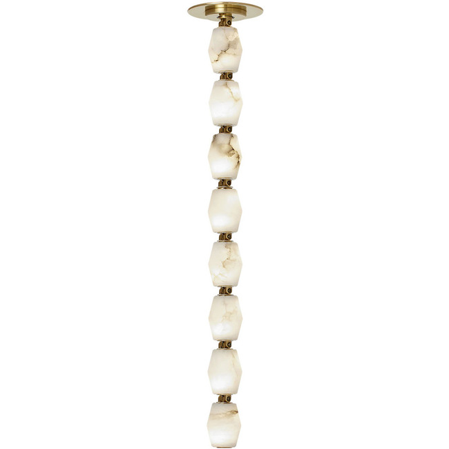 Collier Alabaster Pendant Chandelier by Visual Comfort Modern