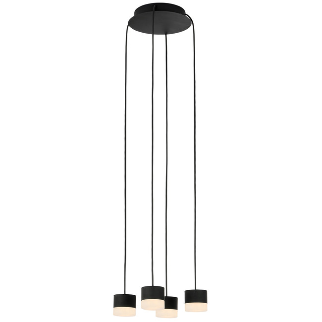 Gable Alabaster Round Multi Light Chandelier by Visual Comfort Modern