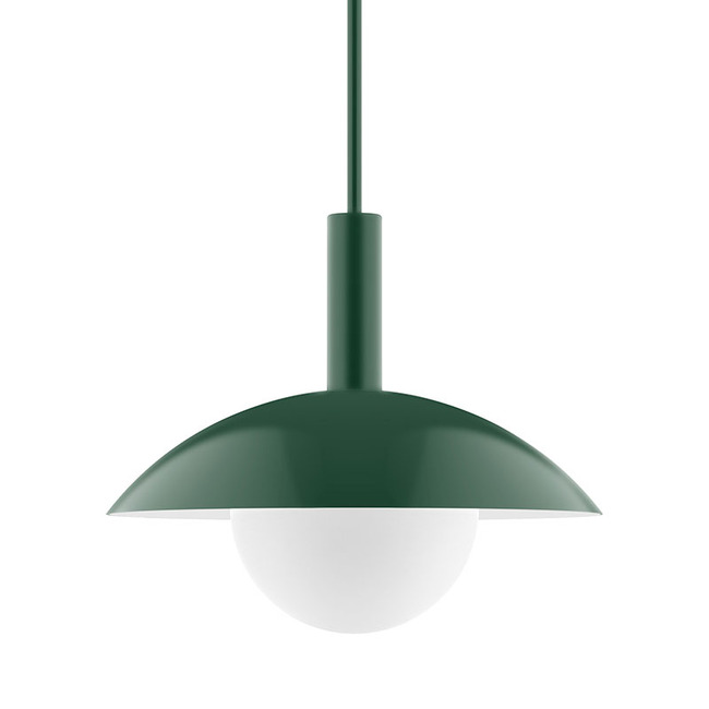 Stack Glow Stem Pendant Glass Globe by Montclair Light Works