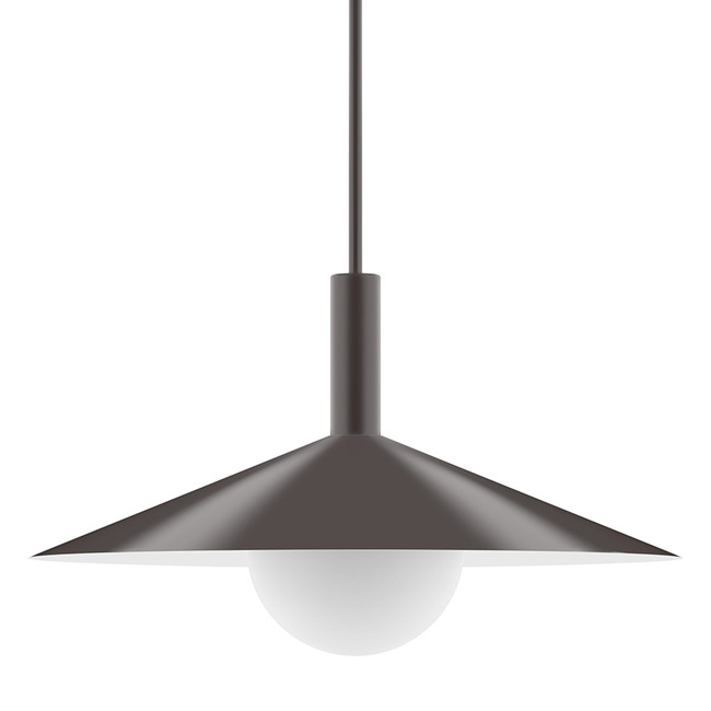 Stack Zing Stem Pendant with Glass Globe by Montclair Light Works