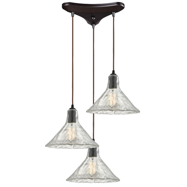 Hand Formed Multi-Light Pendant by Elk Home