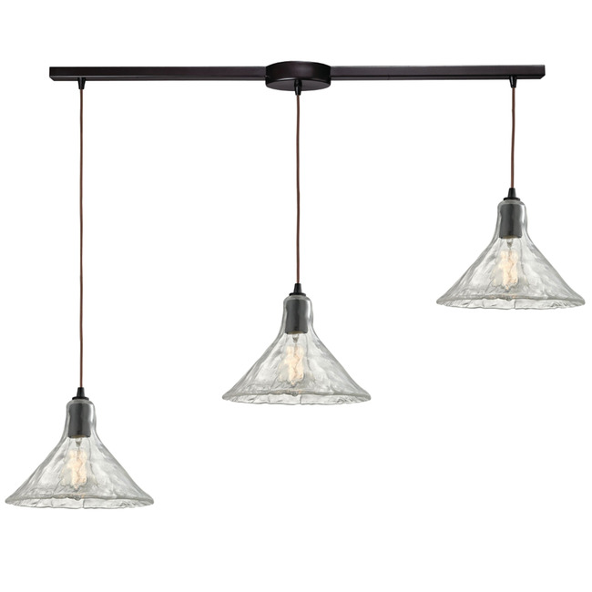 Hand Formed Linear Multi-Light Pendant by Elk Home