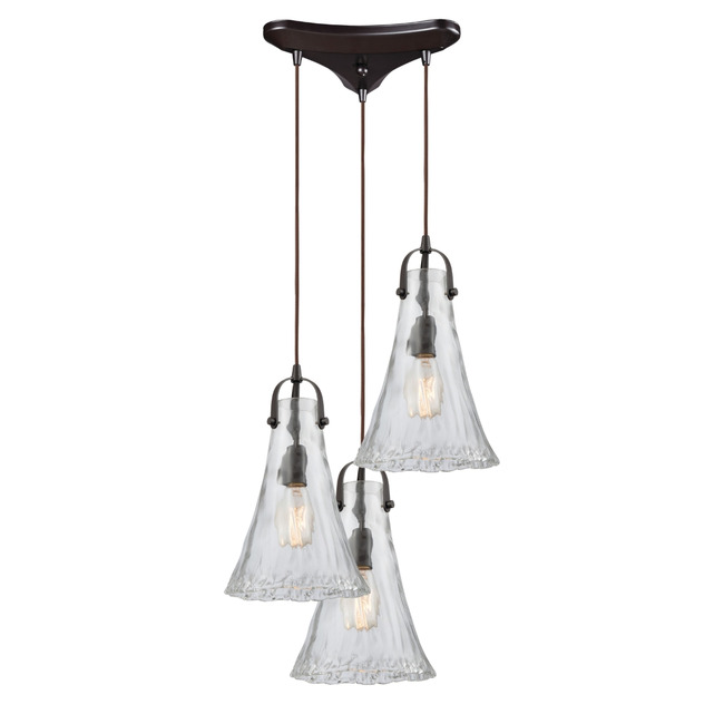 Hand Formed Multi-Light Pendant by Elk Home