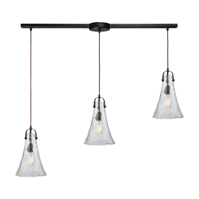 Hand Formed Tiered Multi-Light Pendant by Elk Home