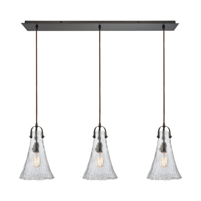 Hand Formed Linear Multi-Light Pendant by Elk Home