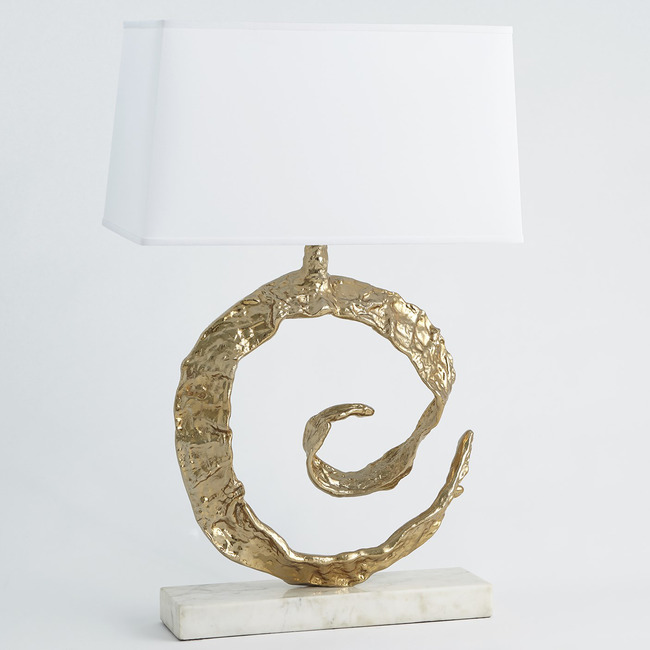 Swirl Table Lamp by Global Views