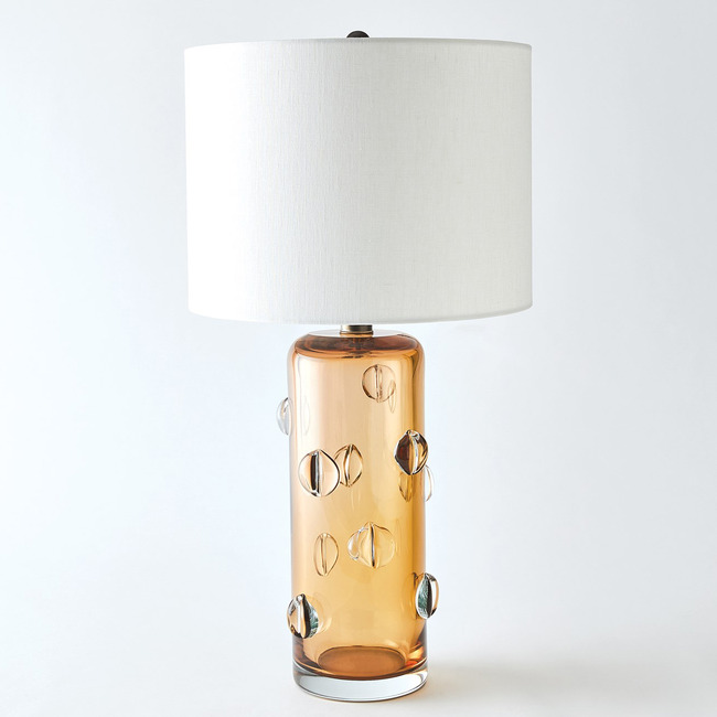 Amber Glass Table Lamp by Global Views