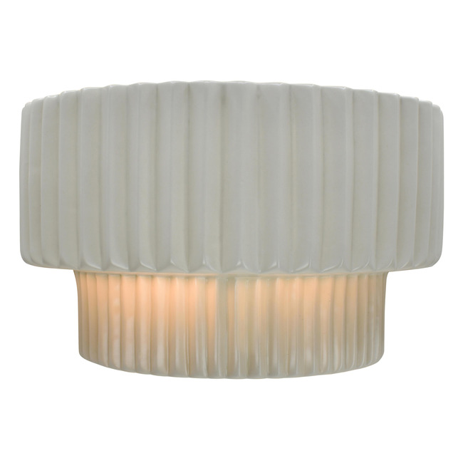 Ambiance Tier Pleated Wall Sconce by Justice Design