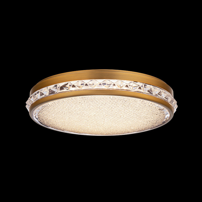 Kristally Color-Select Semi Flush Ceiling Light by Schonbek Signature