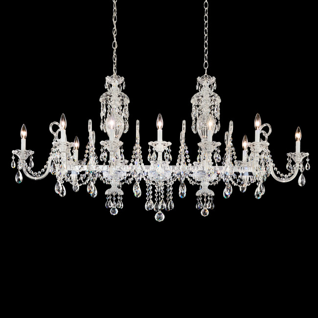 Sterling Linear Chandelier by Schonbek Signature